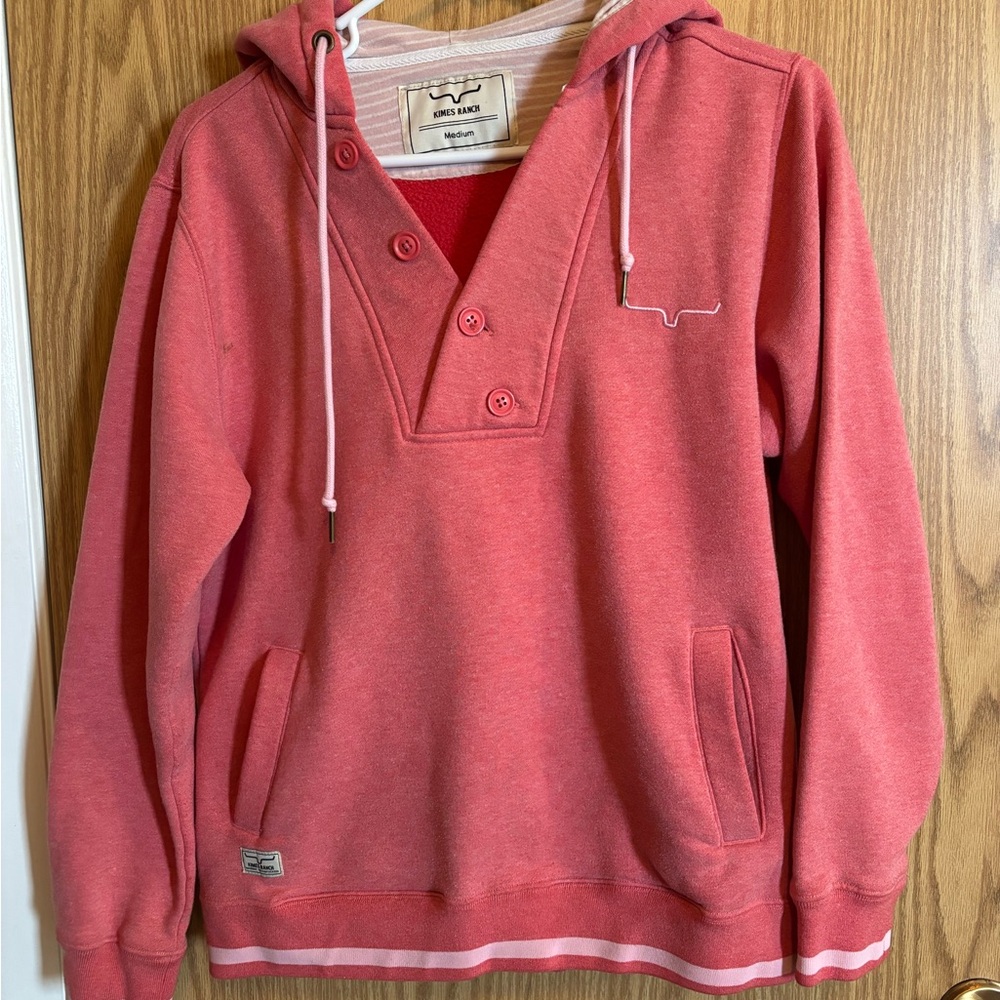 Kimes Ranch Coral Hoodie Sweatshirt